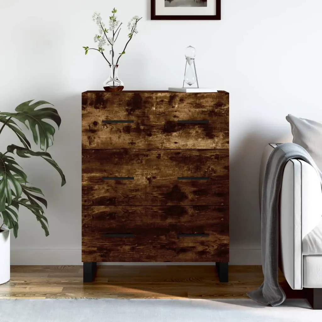 Credenza Moderna Rovere Fumé 90cm | Arredo Casa The Living Store