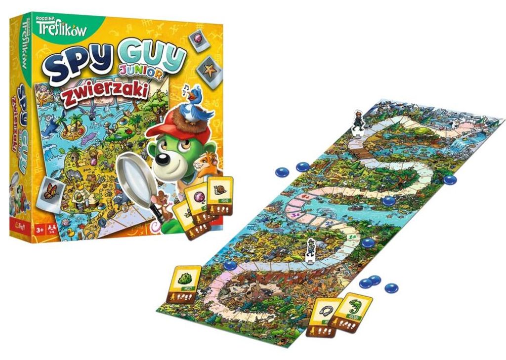 Spy Guy Junior Familienspiel Tiere Trefl 02595 Produktbild 