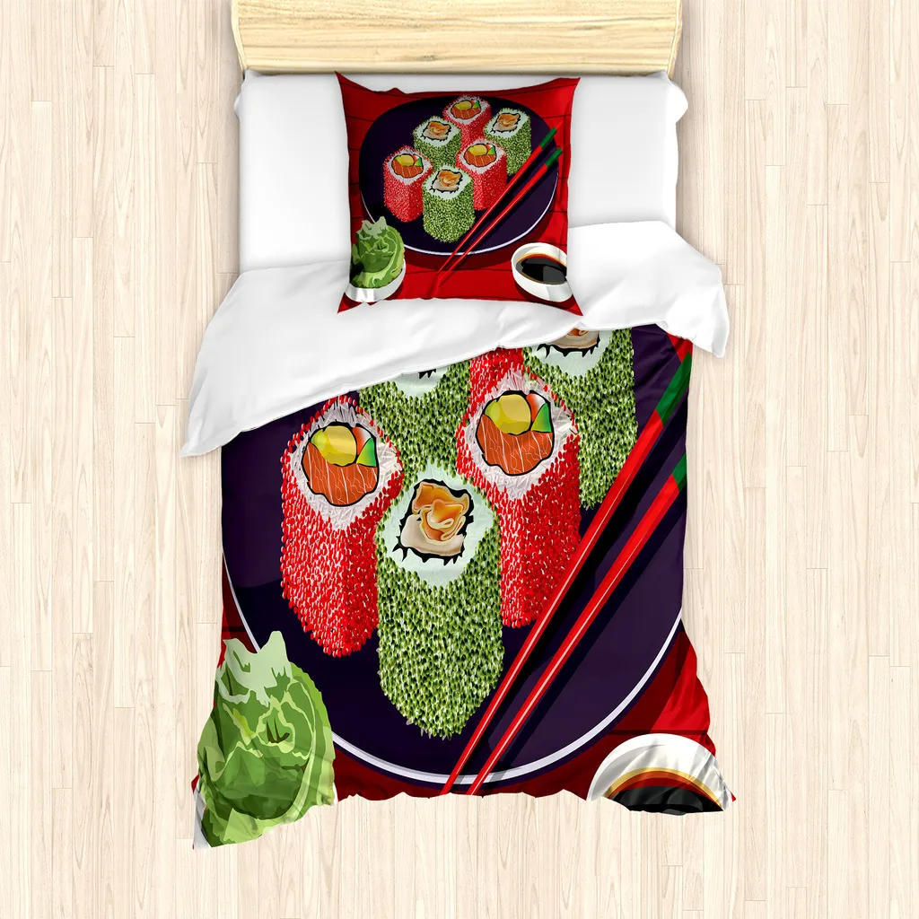 Set Copripiumino Sushi ABAKUHAUS 135x200 - Il Trend del Momento