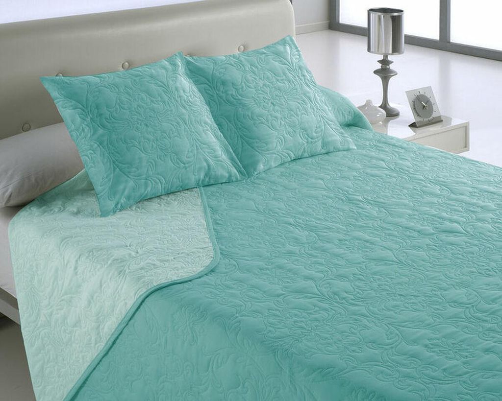 Steppdecke Hosteline VEGAS Blau King size (3 Stücke)