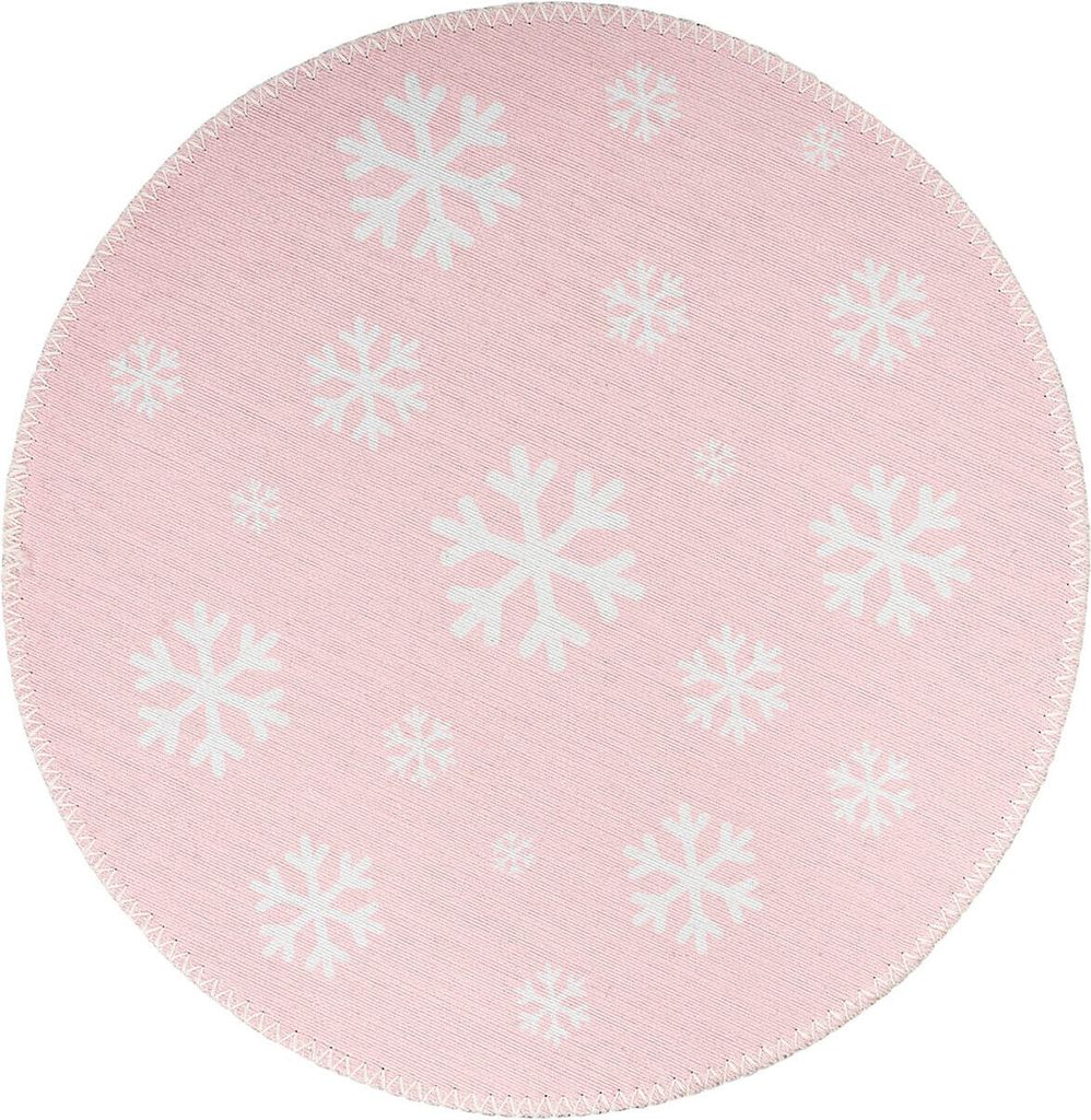 Kinderteppich Kamali Rosa Ø 160 cm RUND