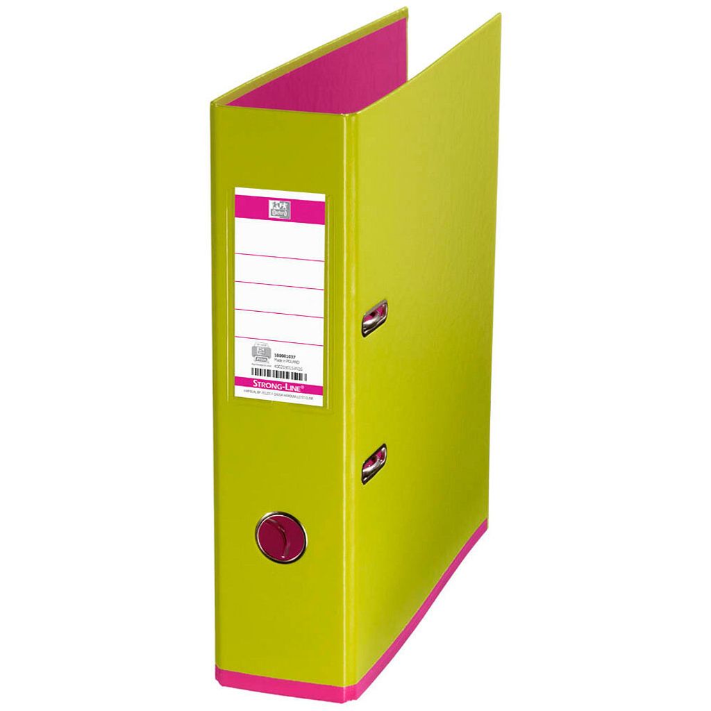Oxford Ordner myColour Rückenbreite: 80 mm hellgrün/pink