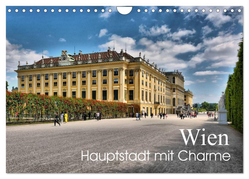 Wien - Haupstadt mit Charme (Wandkalender 2027 DIN A4 quer), CALVENDO Monatskalender