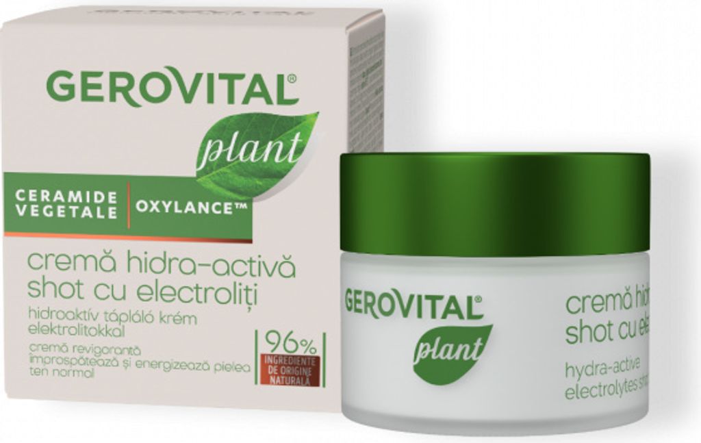 Gerovital Plant Hydra-Active Cream Shot mit Elektrolyten 50ML