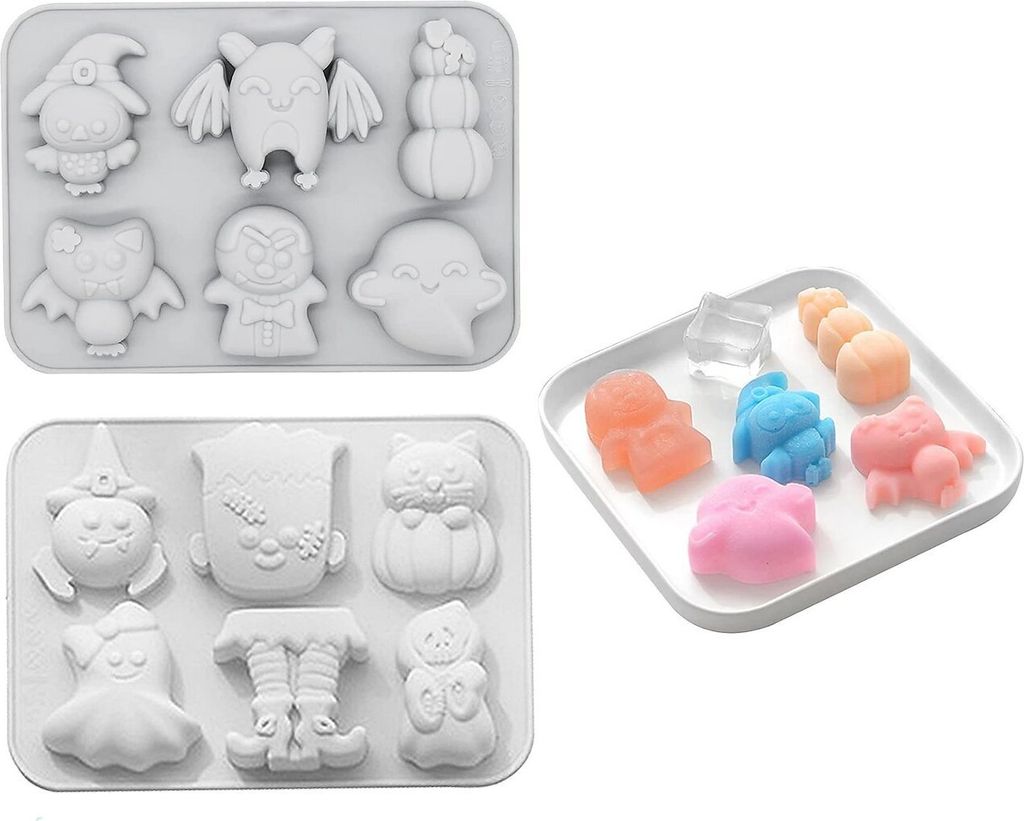 Silikon Backform Set Monster - Halloween Kekse