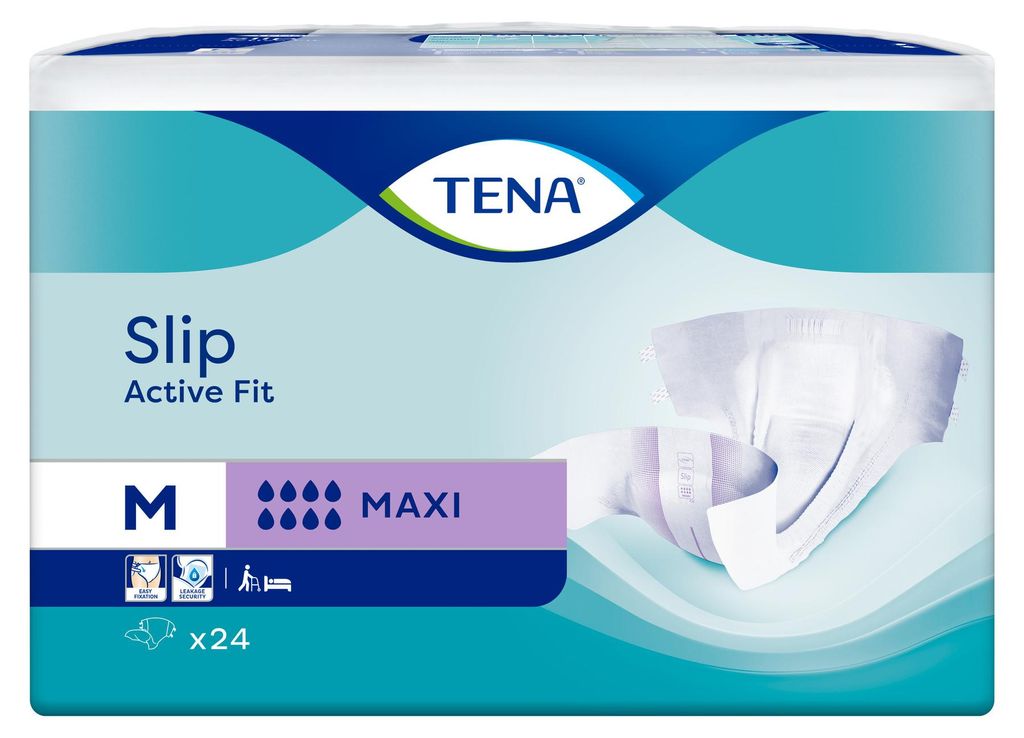 TENA Slip Active Fit Maxi - Inkontinenzslip - M - 24 Stk. Produktbild 