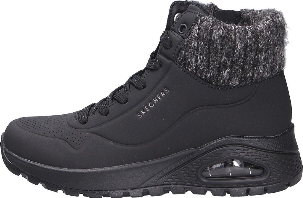 Skechers Damen Stiefel UNO schwarz Größe EUR 38,5 Produktbild 