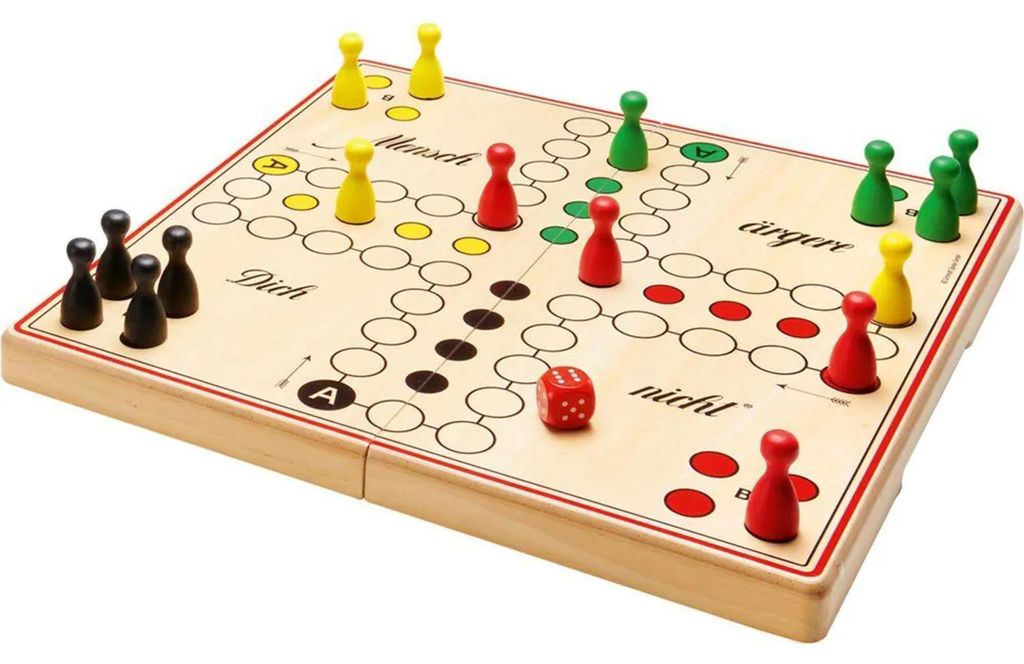 Schmidt Spiele Mensch ärgere Dich nicht ® Deluxe Immagine del prodotto 