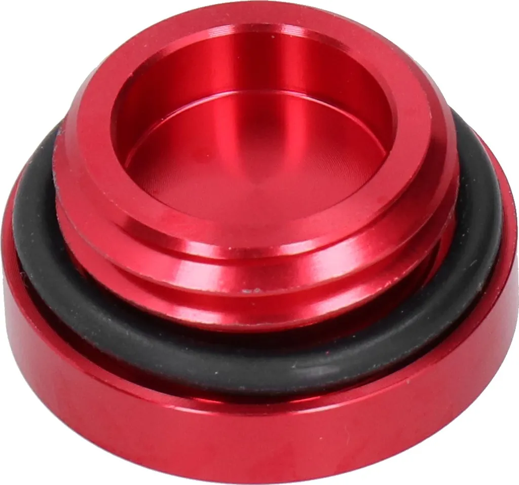Vite Olio M27x3.0 Rosso per Yamaha YZF-R6S | Alluminio 6061-T6 CNC