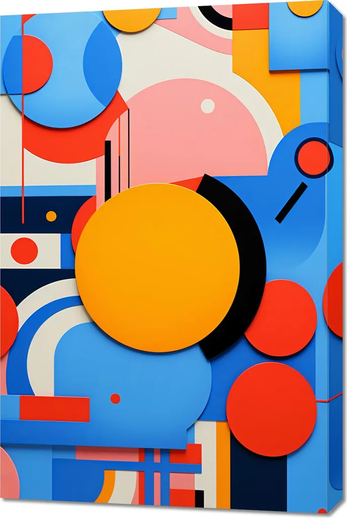 Acquista Quadro Astratto 60x90 Kaleidoscopio di Emozioni su Tela