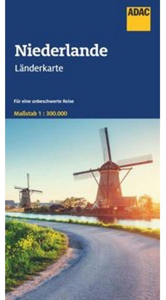 ADAC Länderkarte Niederlande 1:300.000 Produktbild 
