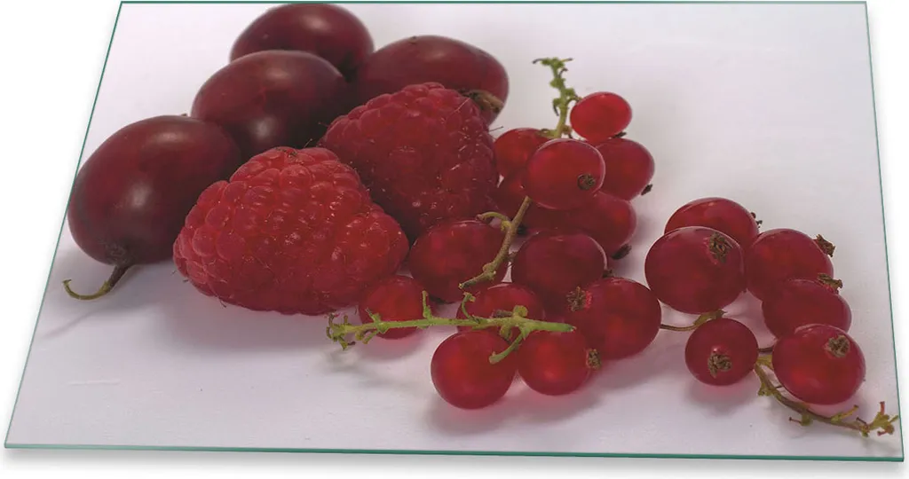 Offerta Piastra Vetro 80x52 Copri Piano Cottura Rosso Frutta | Acquista