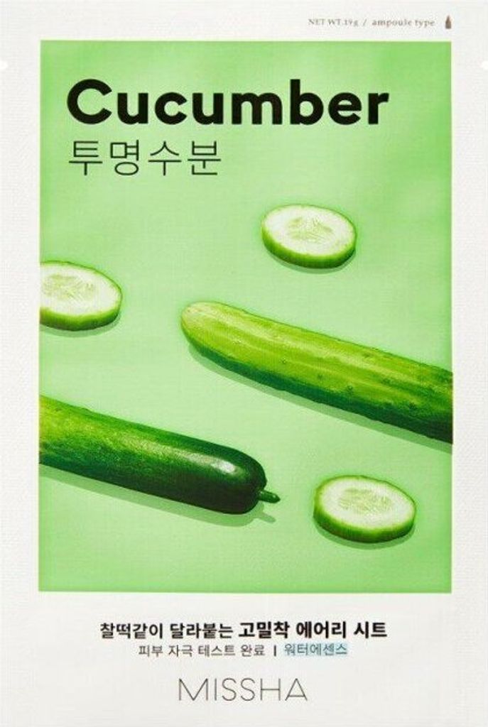 Missha AIry Fit Sheet Mask Gurke 19g Produktbild 