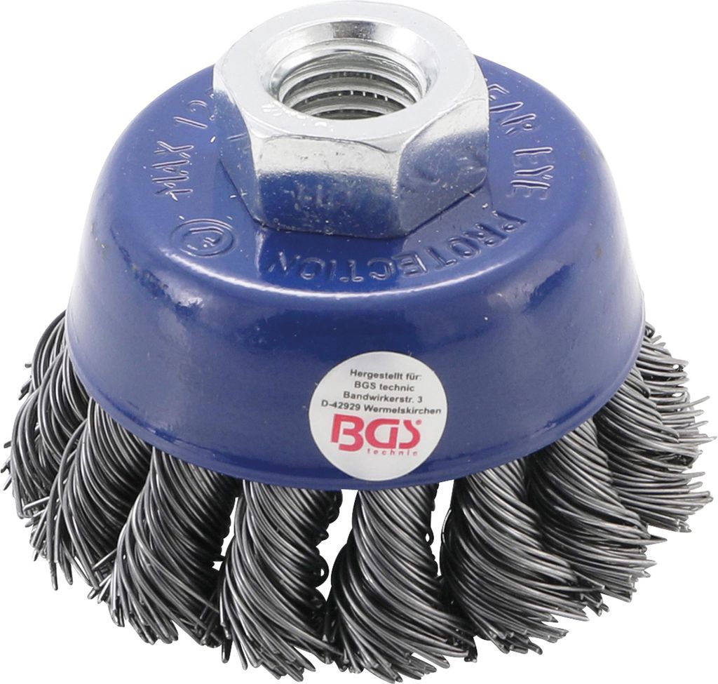 BGS 3980 Topfbürste M14x2, Durchmesser 65 mm