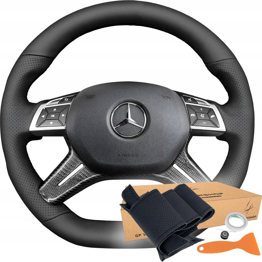 Lenkradbezug, Ziermuster für Mercedes Benz C W204 E W212 W166