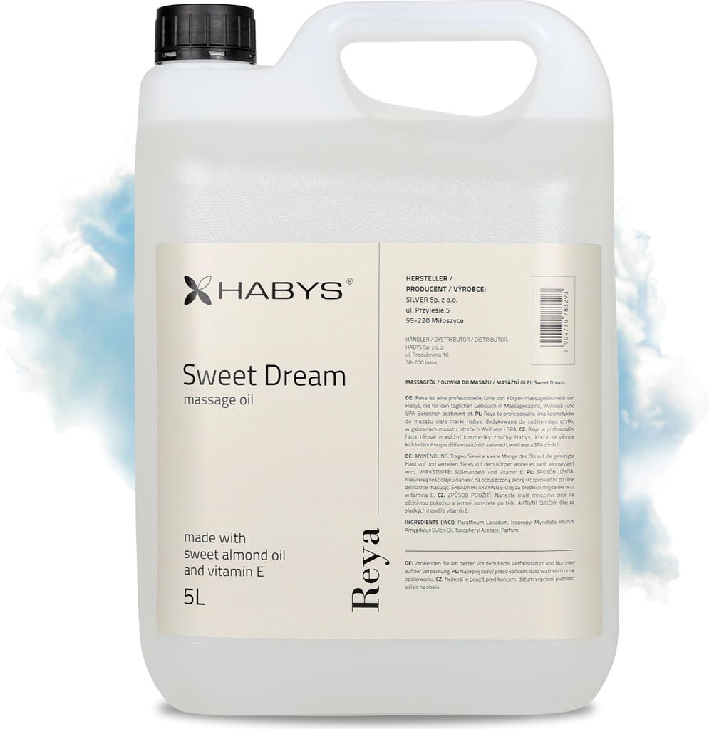 Náhradní masážní olej Sweet Dream 5000 ml Obrázek produktu 