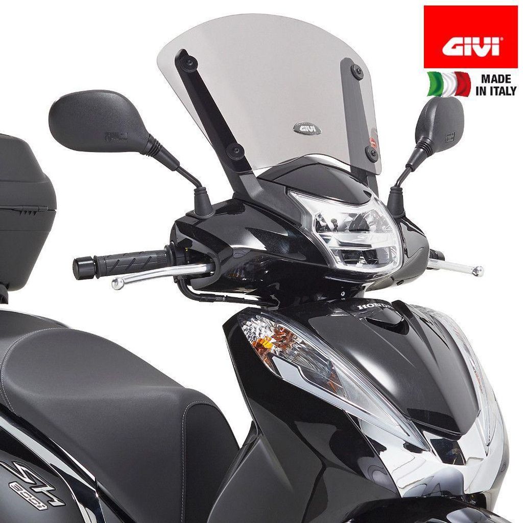 Cupolino GIVI intercambiabile fumé 27x42cm per HONDA SH Immagine del prodotto 
