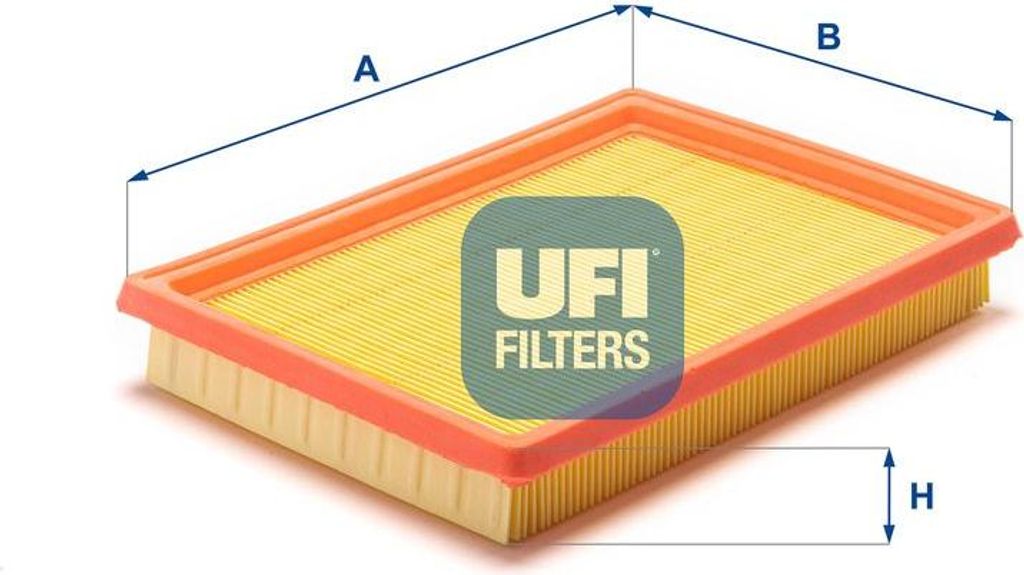 UFI 30.576.00 Luftfilter OE 165461HC2A kompatibel mit Micra, Note