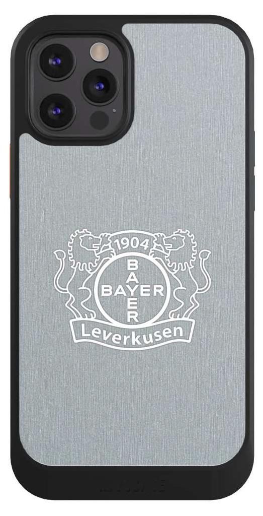 NIVOCASE Hülle für Apple iPhone 12 Pro Handyhülle NIVOcore Case Schwarz Bayer 04 Leverkusen Offizielles Lizenzprodukt Wappen