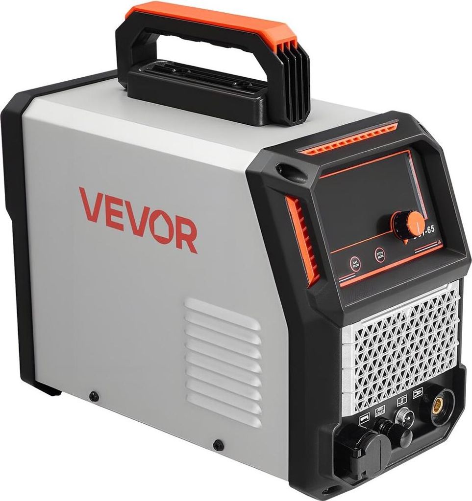 Plasmaschneider, 65 A berührungsloser Pilotlichtbogen-Plasmaschneider, 220 V Digitalanzeige IGBT-Wechselrichter mit 2T/4T-Funktion und einstellbar...