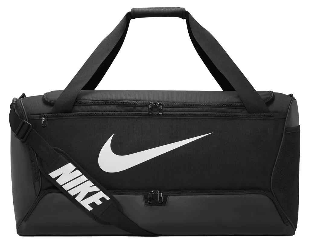 Nike Brasilia 9.5 Sac de sport 95L noir PP2557 avec fond renforcé