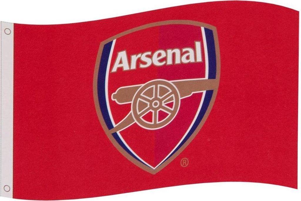 Arsenal FC - Fahne, Wappen TA4601 (Einheitsgröße) (Rot) Produktbild 