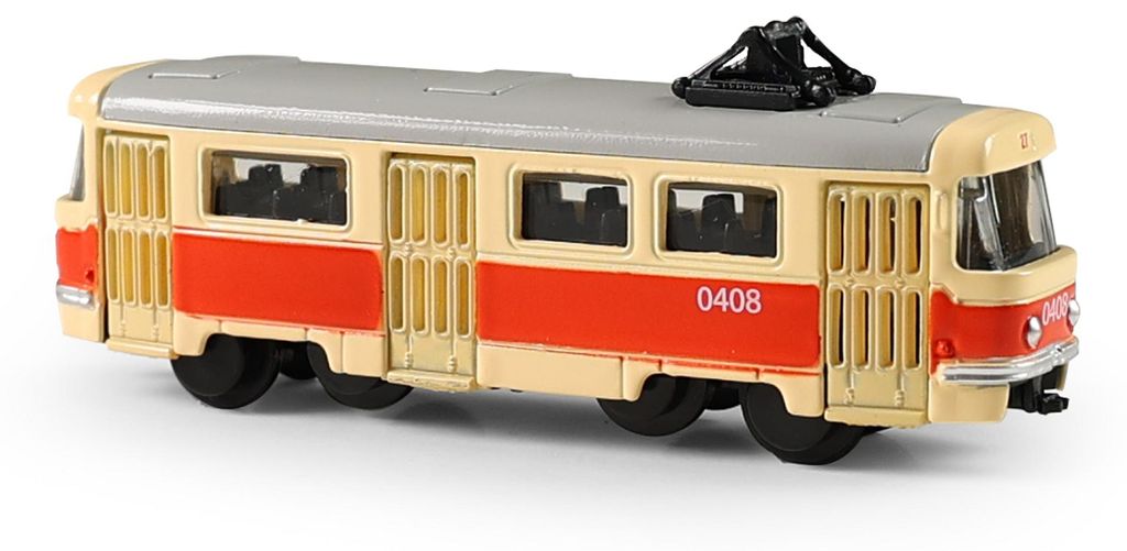 Tatra T3 Straßenbahn, tschechisches Retro-Modell aus Produktbild 