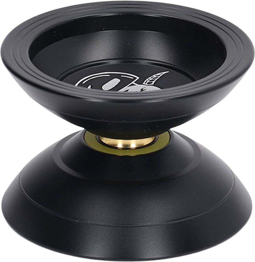 Yo-Spielzeug, 2 Drehmodi, String-Trick, Dekompression, nicht reagierende Yo-Yo-Lagerkugel für Kinder, Dunkelschwarz