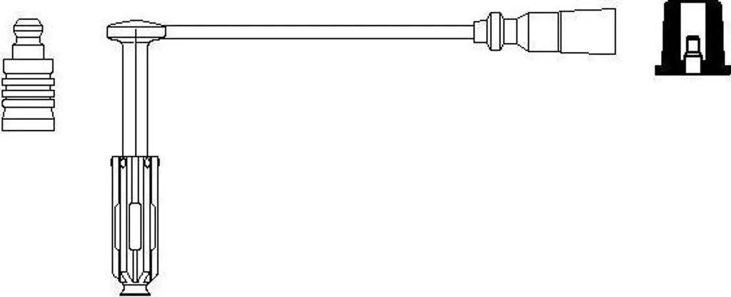 Câble d'allumage BOSCH 0 356 912 982 pour Mercedes Classe C E et CLK