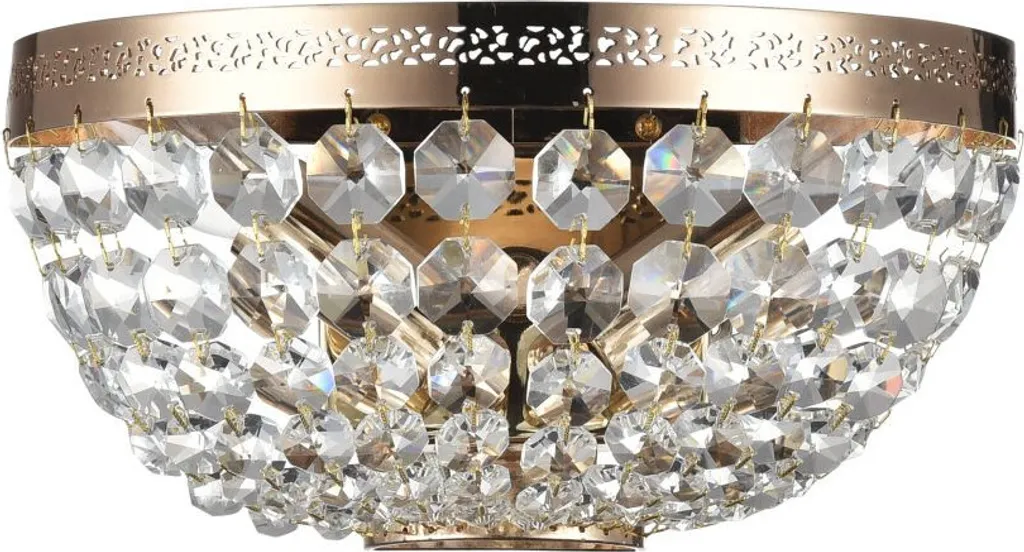 Applique Murale en Cristal Ottilia - 2 Lampes E14 à Intensité Variable