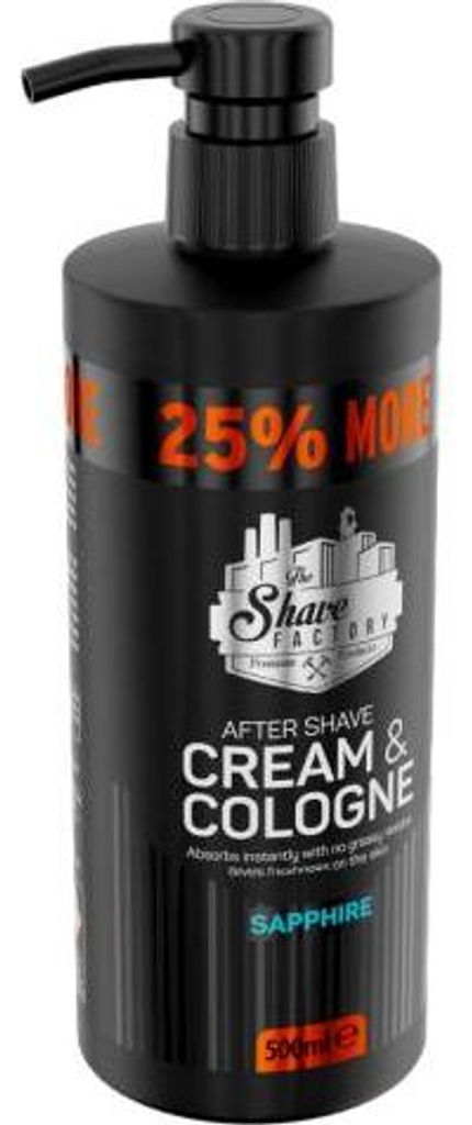 The Shave Factory After Shave Cream & Cologne - Erfrischende, beruhigende und feuchtigkeitsspendende Nachpflege für das perfekte Rasurerlebnis und...