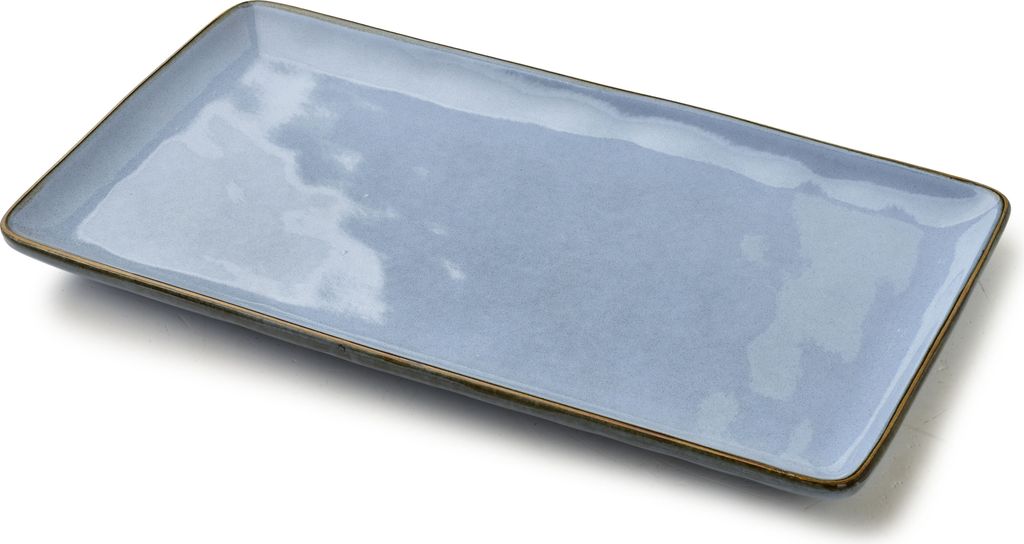 Servierplatte Keramik Basic Nature Basic Nature 36x19 cm Natur 1 Stück