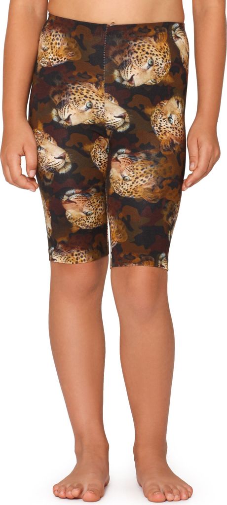 Merry Style Mädchen Kurze Leggings MS10-406(Gepard,122).