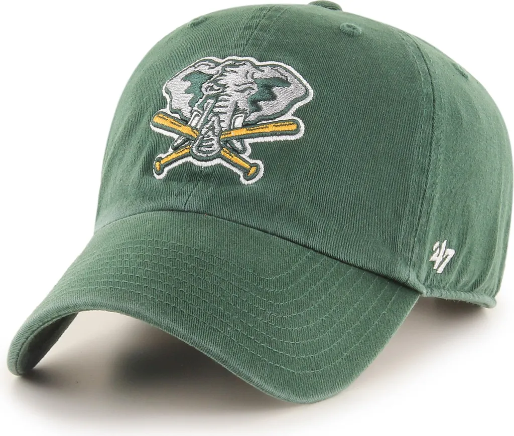 47 Brand Cap Oakland Athletics Clean Up Celtic Green - Regolabile