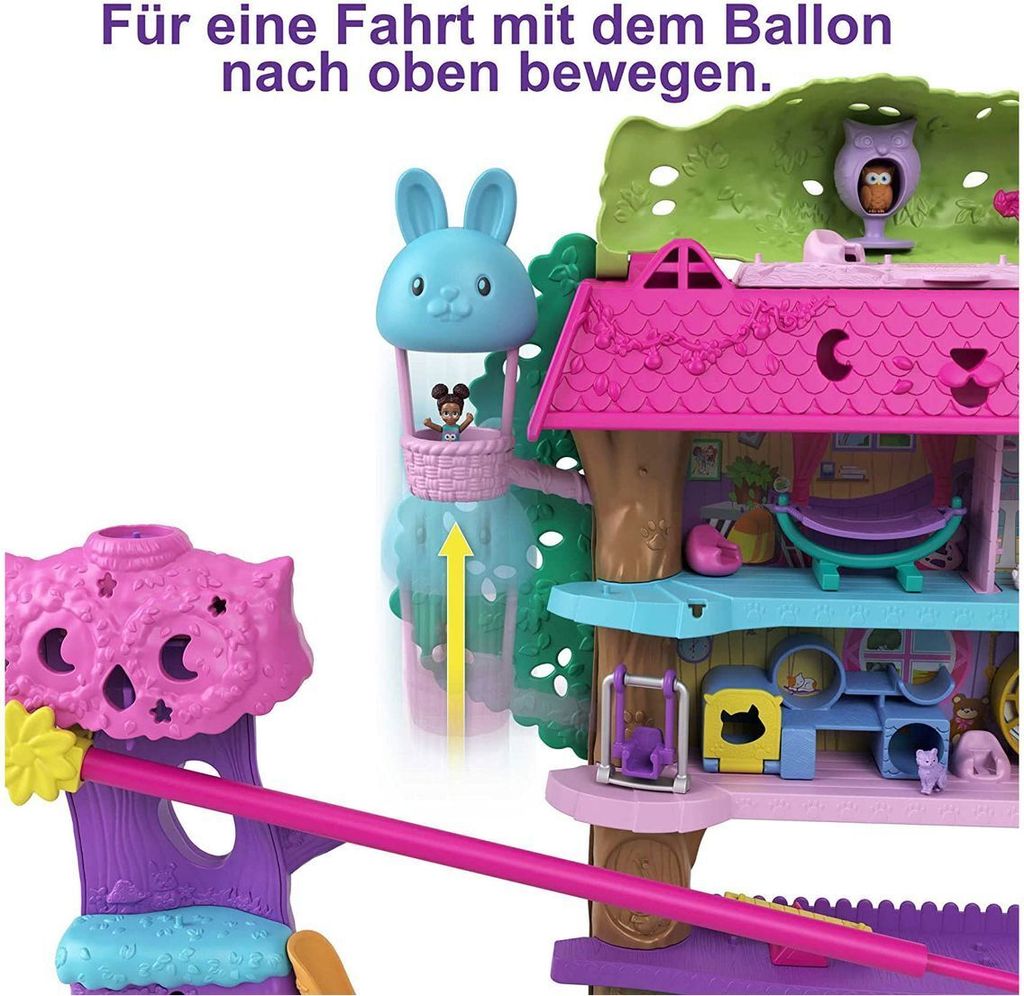 Mattel HJJ98 - Polly Pocket - Tierparty Baumhaus Produktbild 4