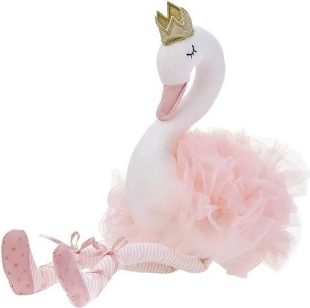 Cygne en peluche 42cm TOUTOU 13386 BEPPE pour décoration de chambre enfant