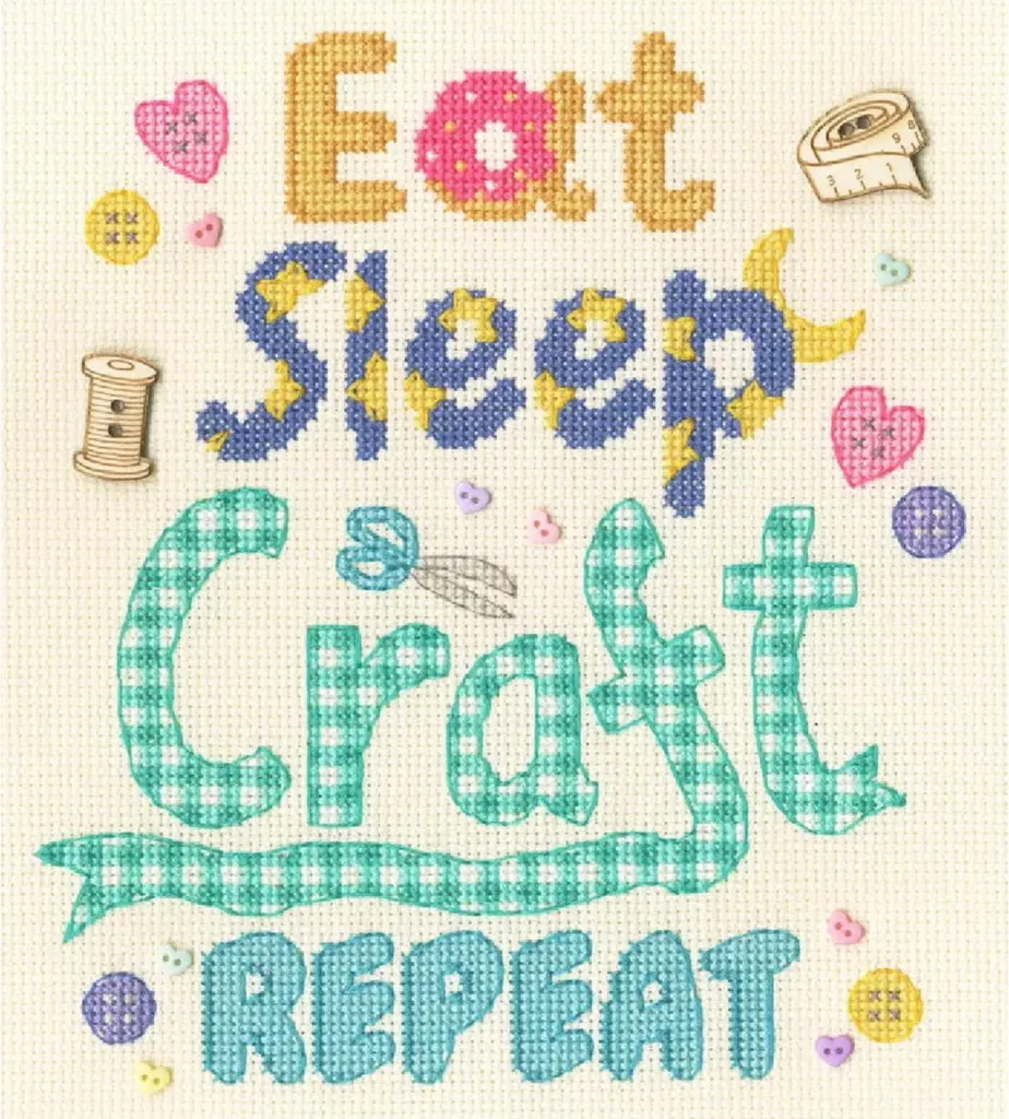 Kit broderie point de croix facile Bothy Threads - Finir son DIY 18x20