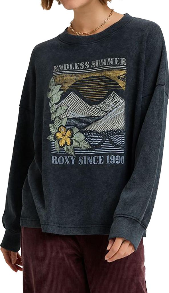 ROXY Women Crew Eastside Midweight anthracite M