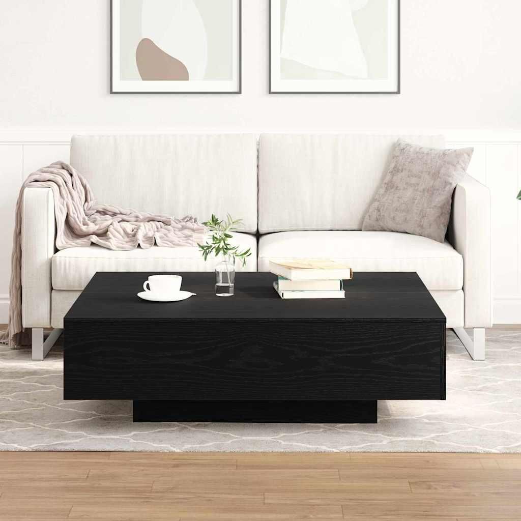 "SALE 2026"Couchtische - Schwarz Couchtisch Schwarz Eichen-Optik 100x100x31cm Stabli Möbel6332771