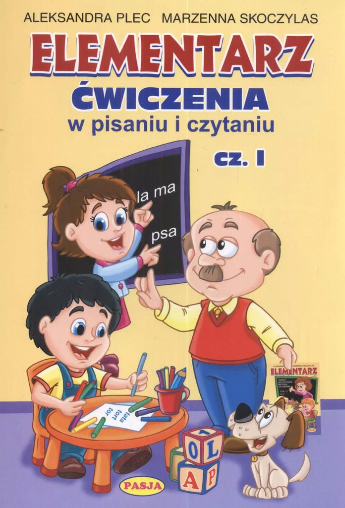 Elementarz do ćwiczeń czytania część 1 Pasja