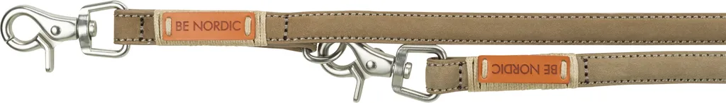Laisse cuir BE NORDIC anti-brûlure pour contrôler un chien qui tire fort