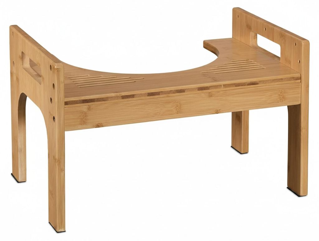 Relaxdays Toilettenhocker, Stuhlgang Unterstützung, WC Produktbild 
