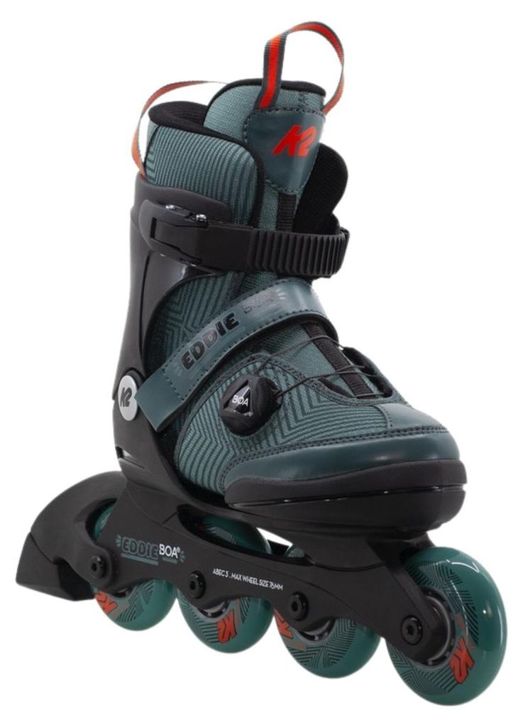 Rollers K2 Eddie Boa pour enfants garçons 30M0701 : 32 - 37 Image du produit 