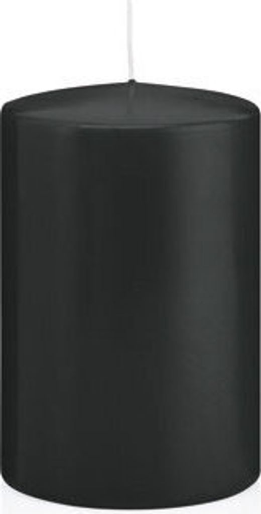 24 Stumpen Kerzen Schwarz 6 x 3,8 cm (H X D) deutsche Marken Kerzen aus 100% Paraffin Wachs in er RAL Kerzen Qualität