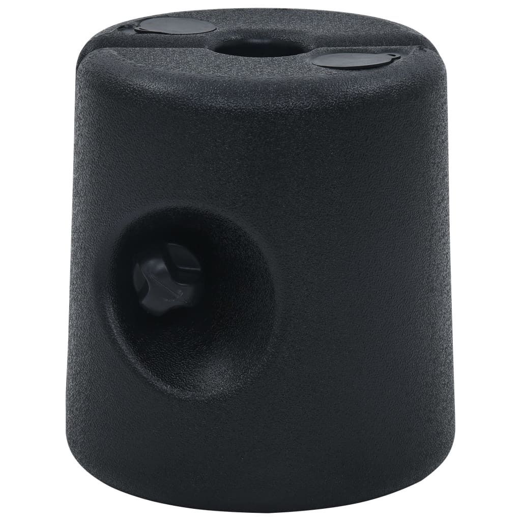 vidaXL Pavillon-Gewichte 4 Stk. PE Schwarz