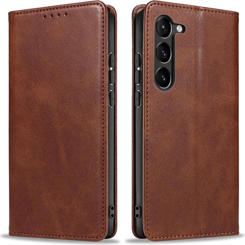 Handyhülle für Samsung Galaxy S23 Kunstleder Flip Cover Produktbild 