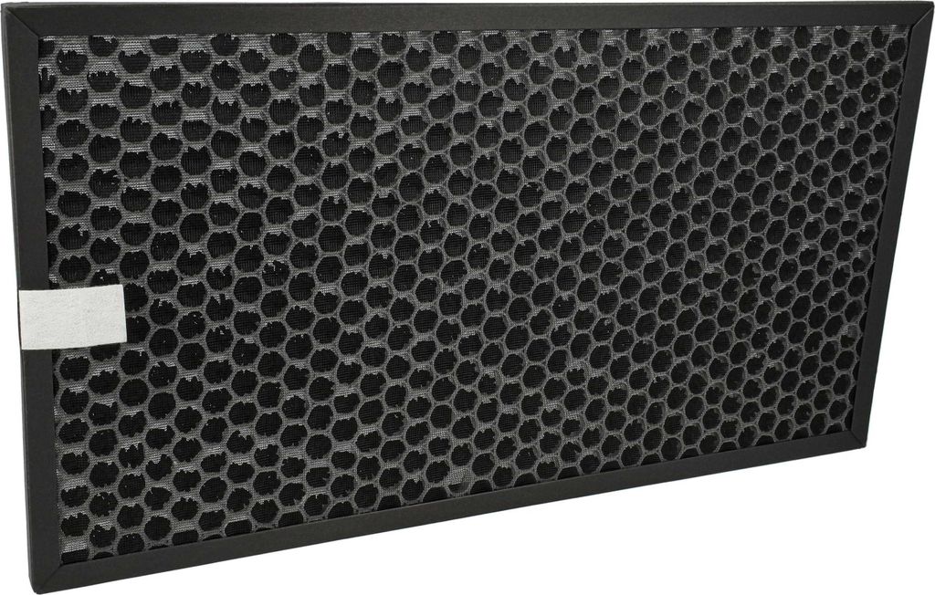 vhbw Aktivkohlefilter kompatibel mit Sharp KC-D40EUW, KC-G50EUH, KC-D50EUW, KC-G40EUW, KC-G40EUH, KC-D40EUB Luftreiniger - Luftfilter Schwarz