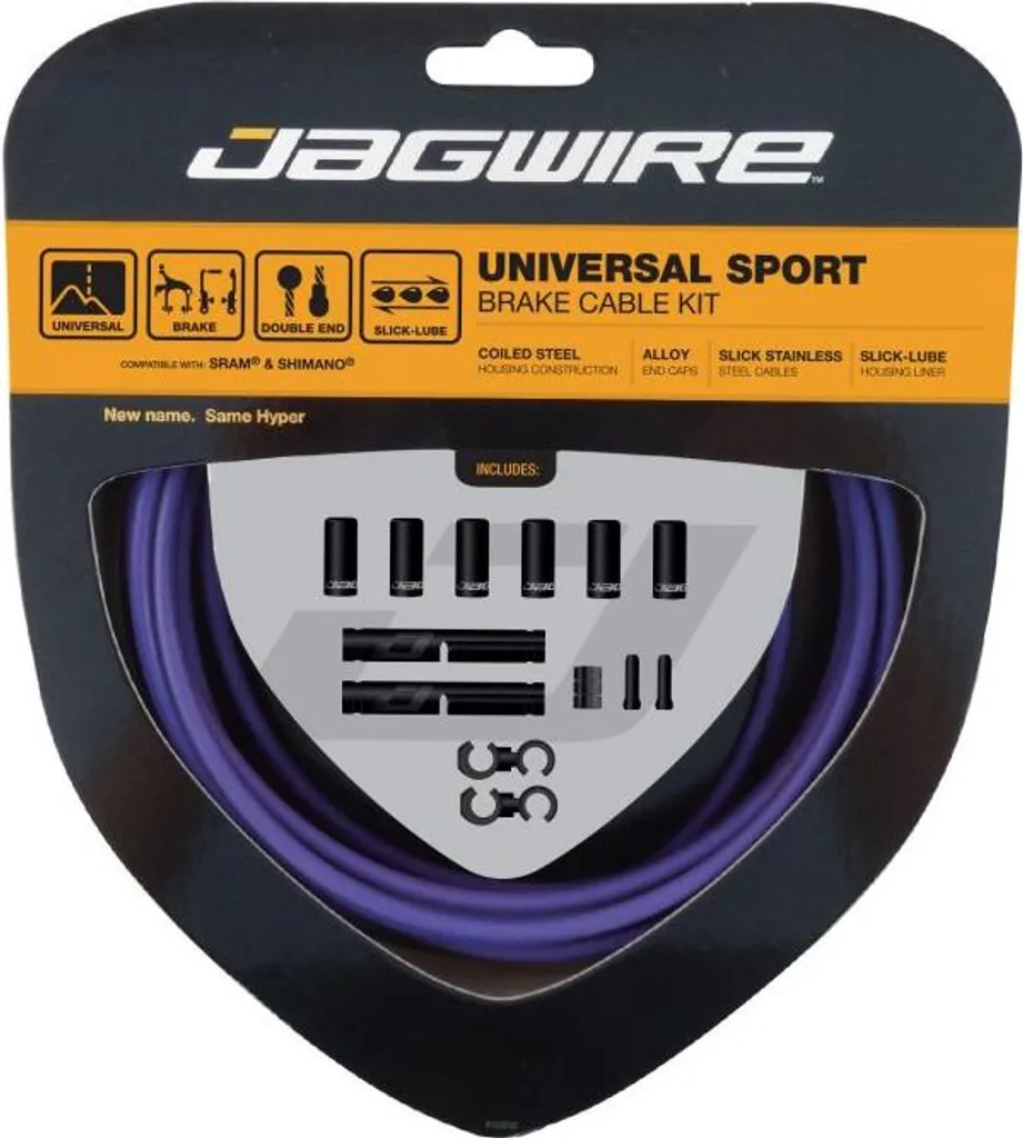 Optimisez votre freinage vélo avec le kit Jagwire Hyper Violet complet