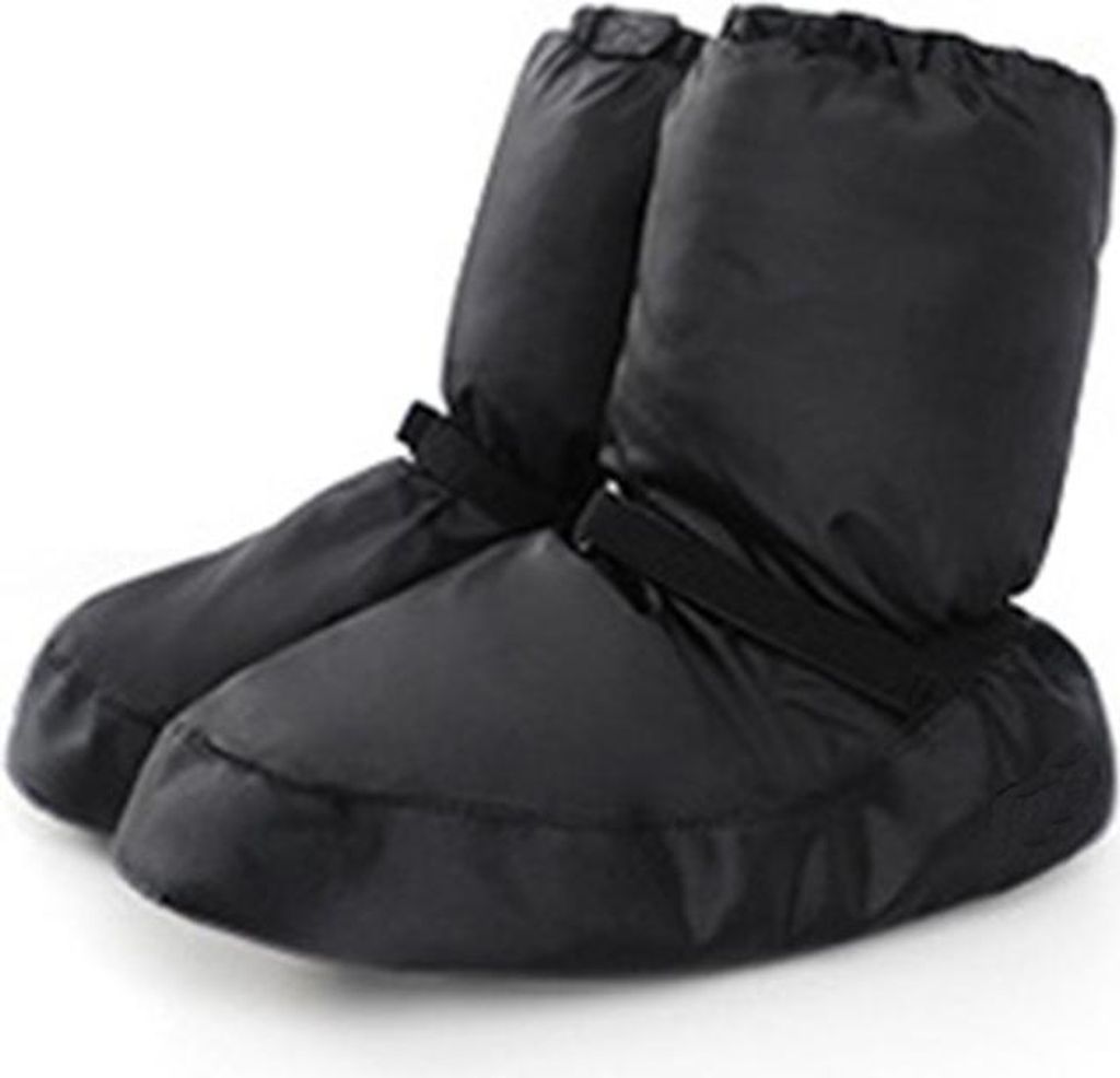 INF Ballett Warm-Up Stiefel - Winter Tanzschuhe für Training, Gepolstert, 2er Pack Schwarz XS