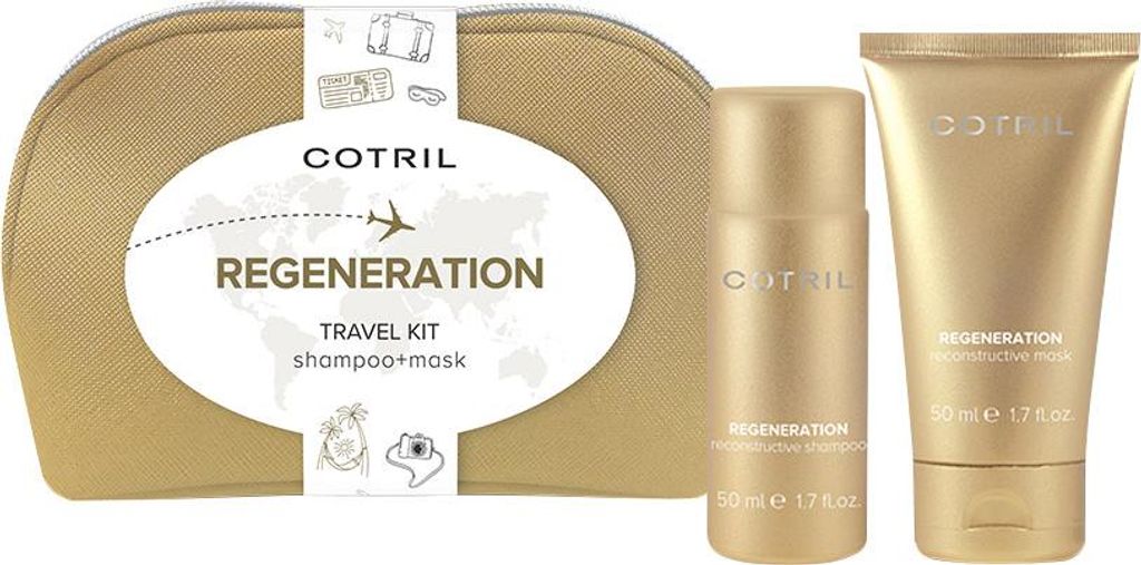 Cotril Regeneration Pochette Travel Kit Shampoo 50ml + Mask 50ml